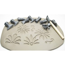 Flower Puzzle Stamp Set #1 by Spectrum