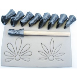 Flower Puzzle Stamp Set #2 Outline by Spectrum