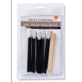 Wax Resist Foam Brush - Medium (10-Pieces)