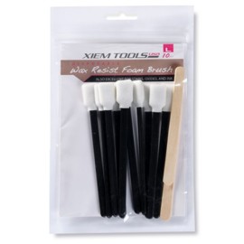 Wax Resist Foam Brush - Large (10-Pieces)